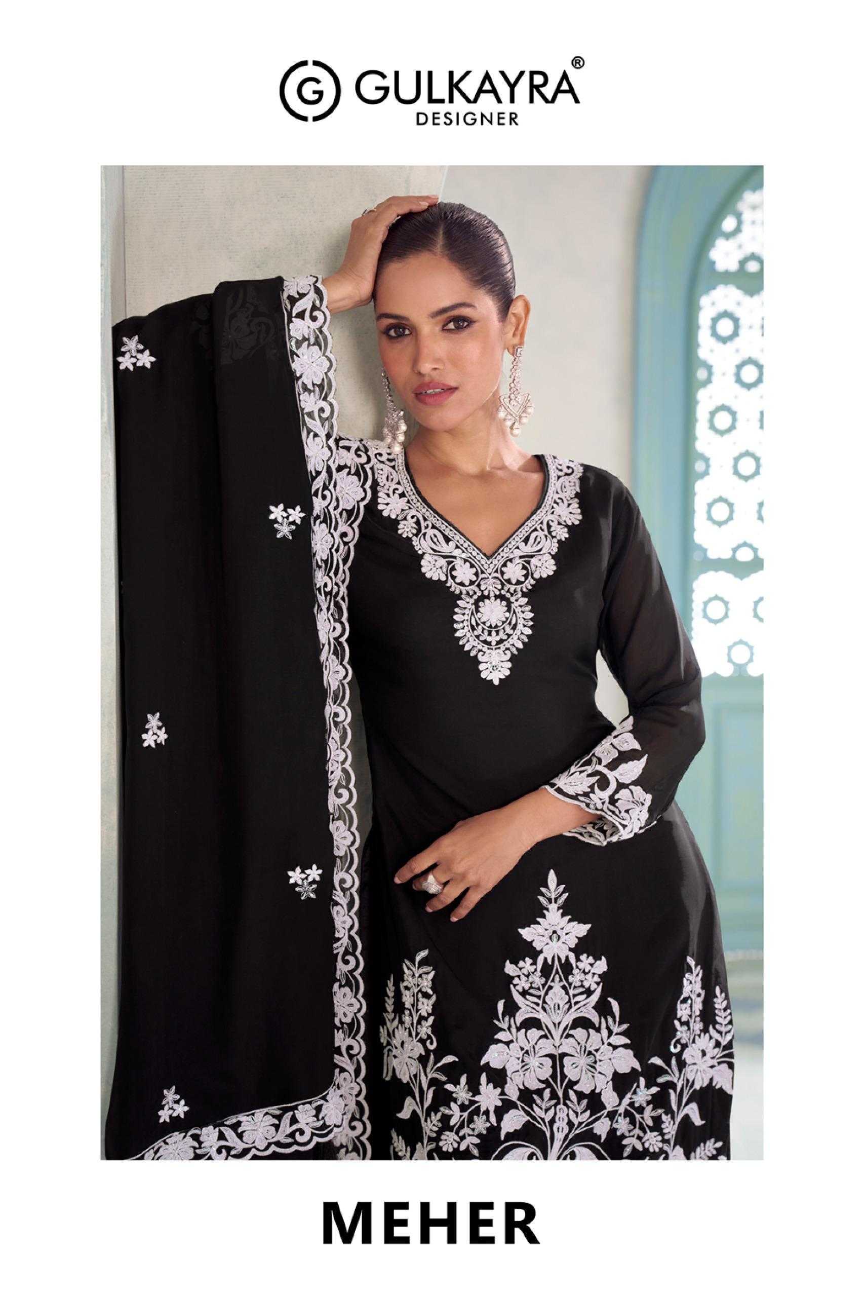 YNF Wholesale Chinon Embroidery Suits KESH530 Gulkayra MEHER | Surat Manufacturer