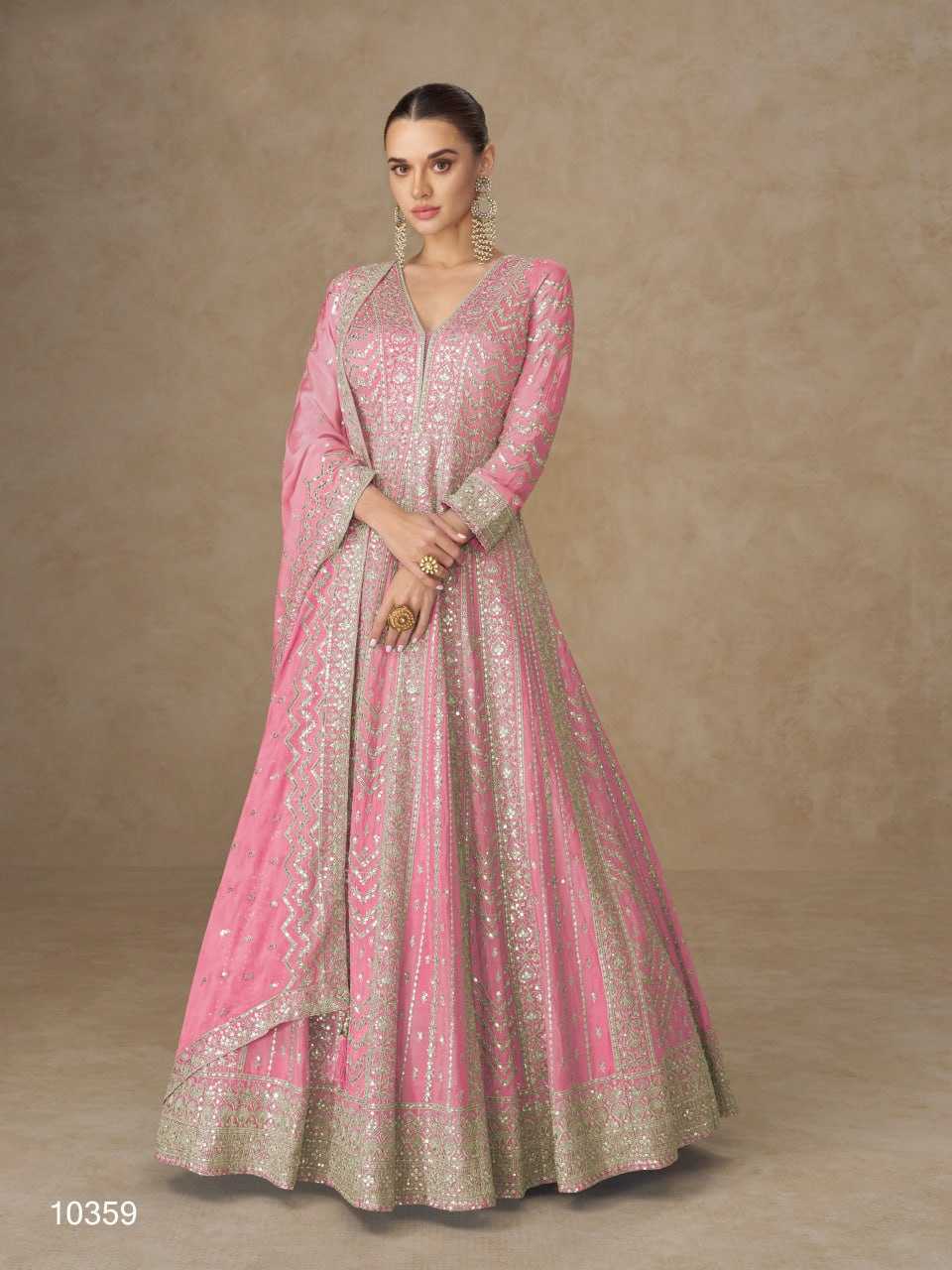 YNF Wholesale Chinon Anarkali Gown KESH704 10358 | Surat Manufacturer