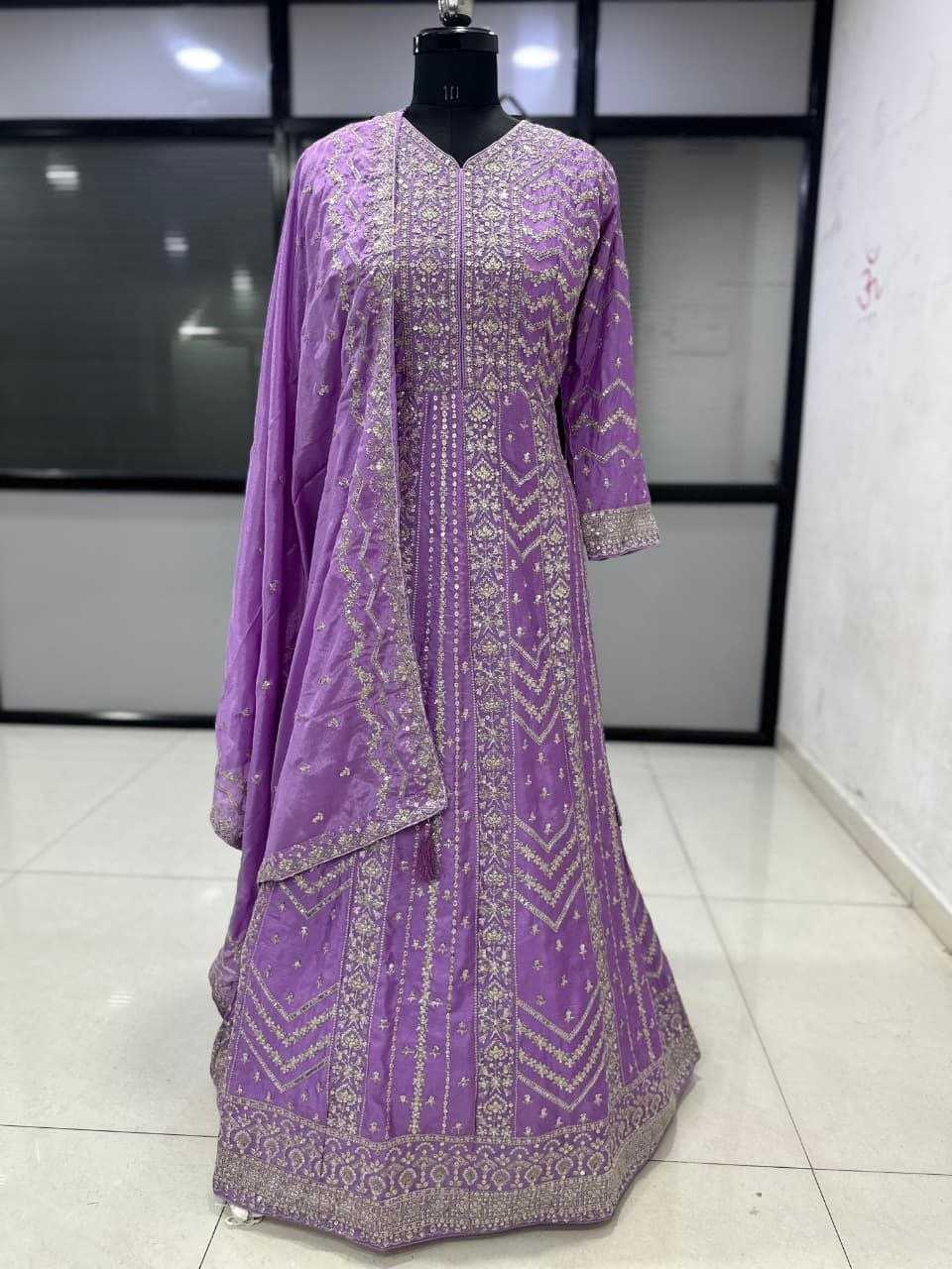 YNF Wholesale Chinon Anarkali Gown KESH704 10358 | Surat Manufacturer