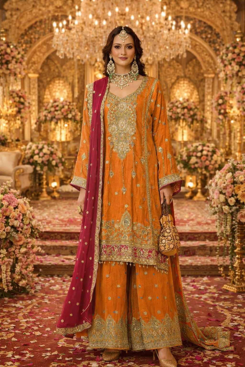 YNF Wholesale Chinon Semi Stitched Suits KESH745 1311 | Surat Manufacturer