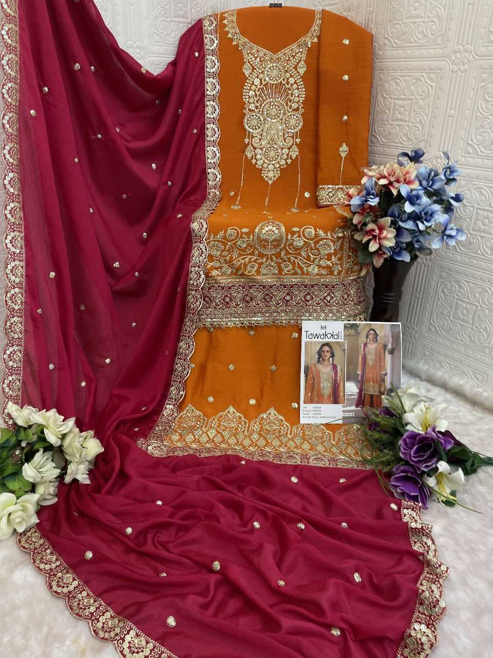 YNF Wholesale Chinon Semi Stitched Suits KESH745 1311 | Surat Manufacturer