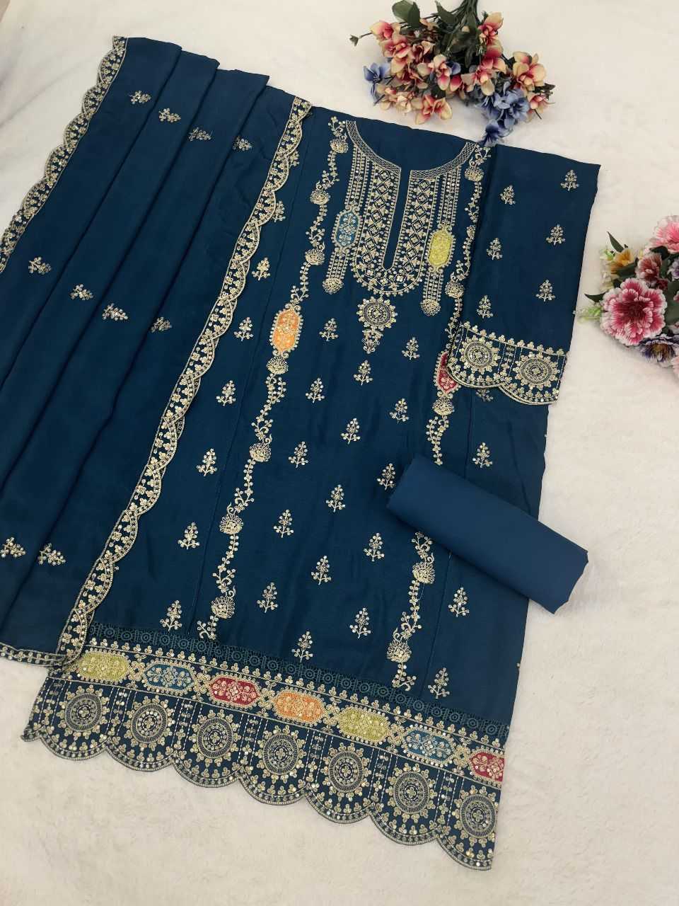 YNF Wholesale Chinon Designer Suits KESH745 1898-99-1900 | Surat Manufacturer