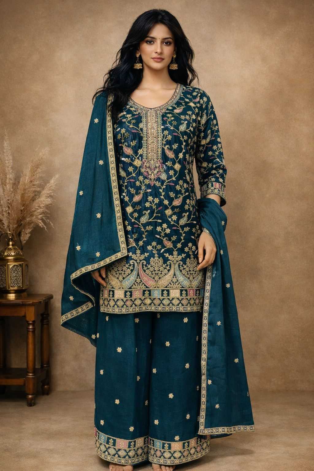 YNF Wholesale Chinon Designer Suits KESH745 5103 | Surat Manufacturer