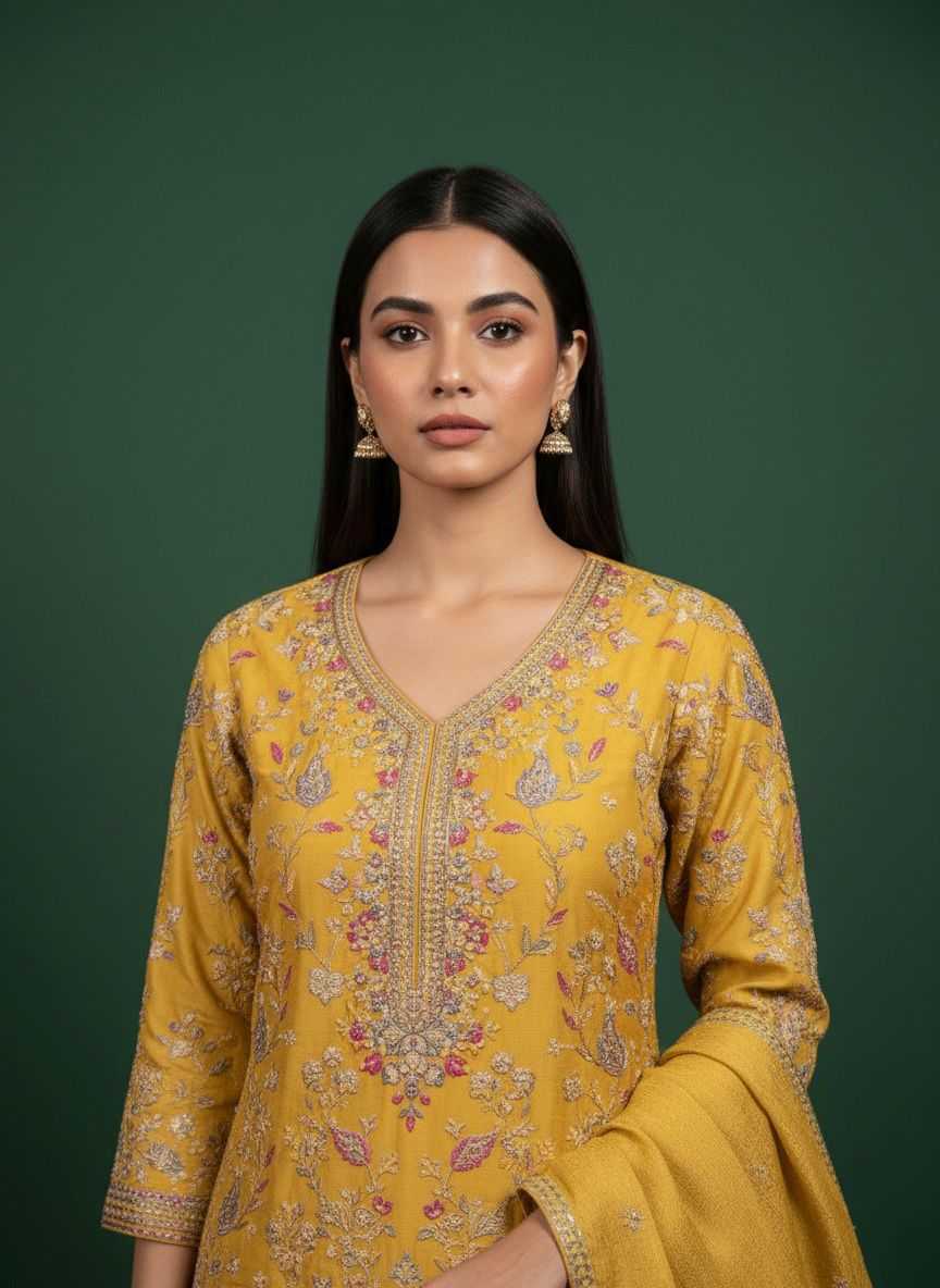 YNF Wholesale Chinon Semi Stitched Suits KESH745 5103 | Surat Manufacturer