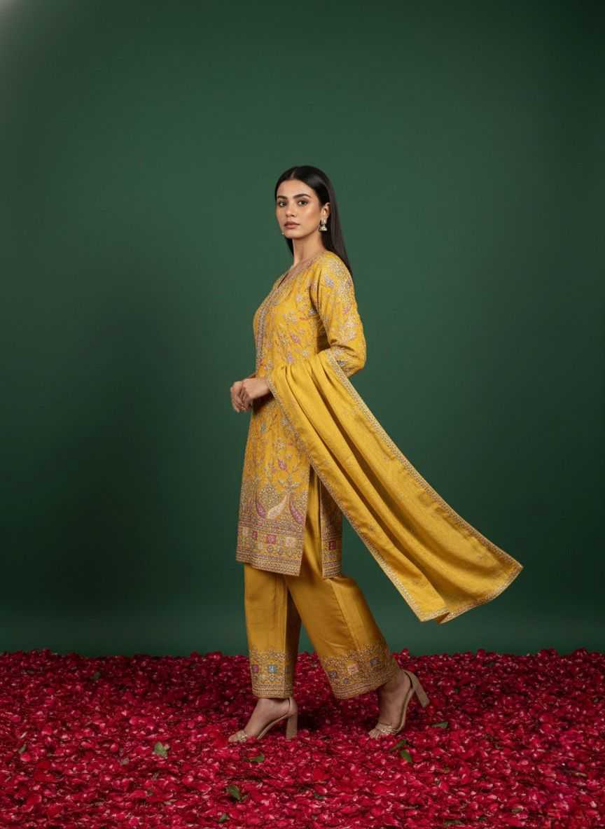 YNF Wholesale Chinon Semi Stitched Suits KESH745 5103 | Surat Manufacturer