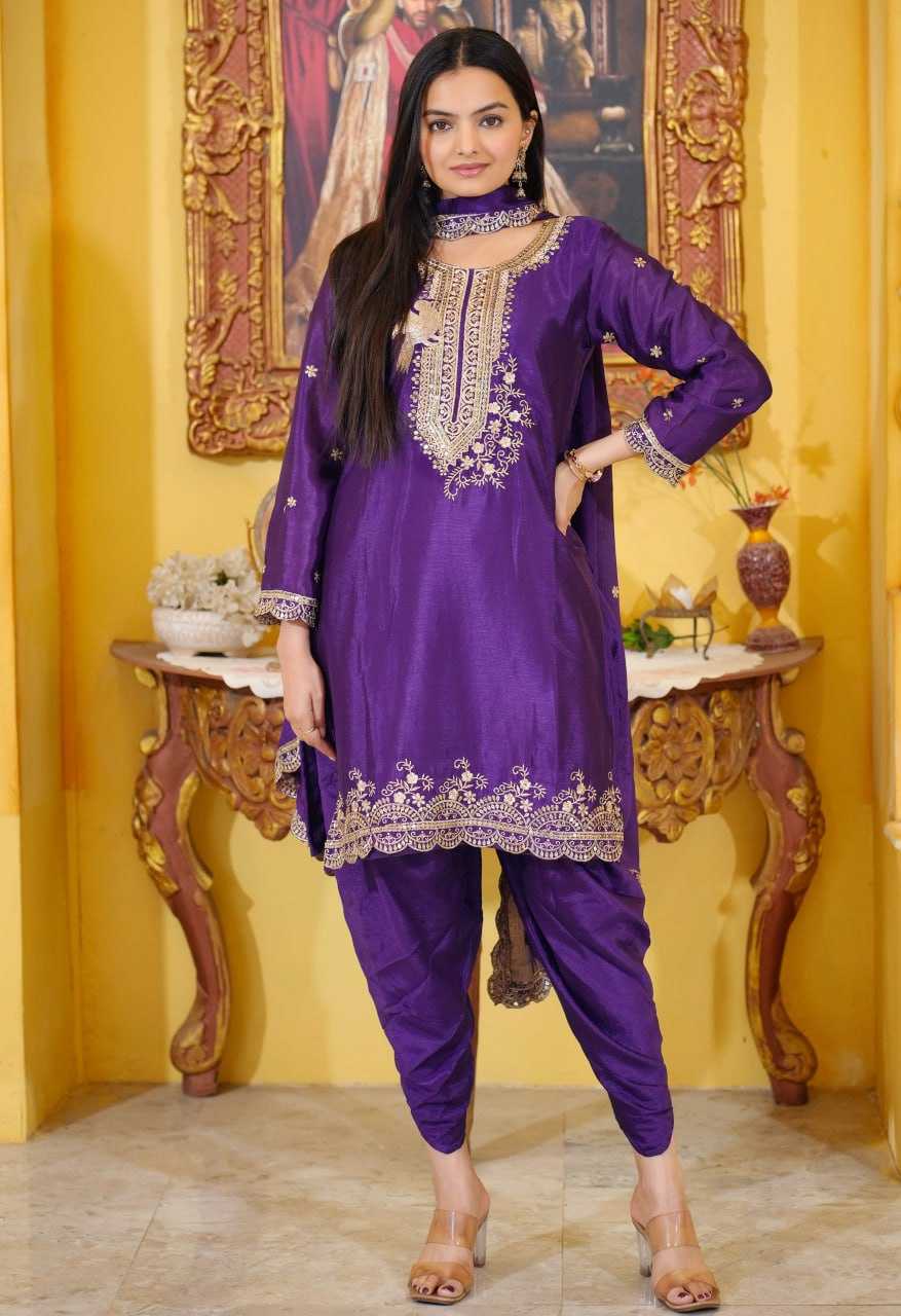 YNF Wholesale Chinon Embroidery Suits RIN232 21 | Surat Manufacturer