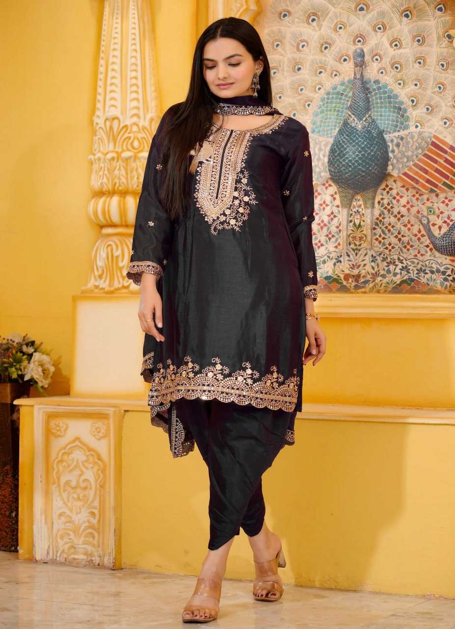 YNF Wholesale Chinon Embroidery Suits RIN232 21 | Surat Manufacturer