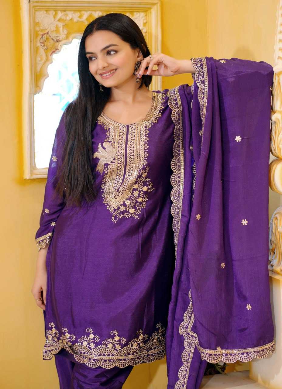 YNF Wholesale Chinon Embroidery Suits RIN232 21 | Surat Manufacturer