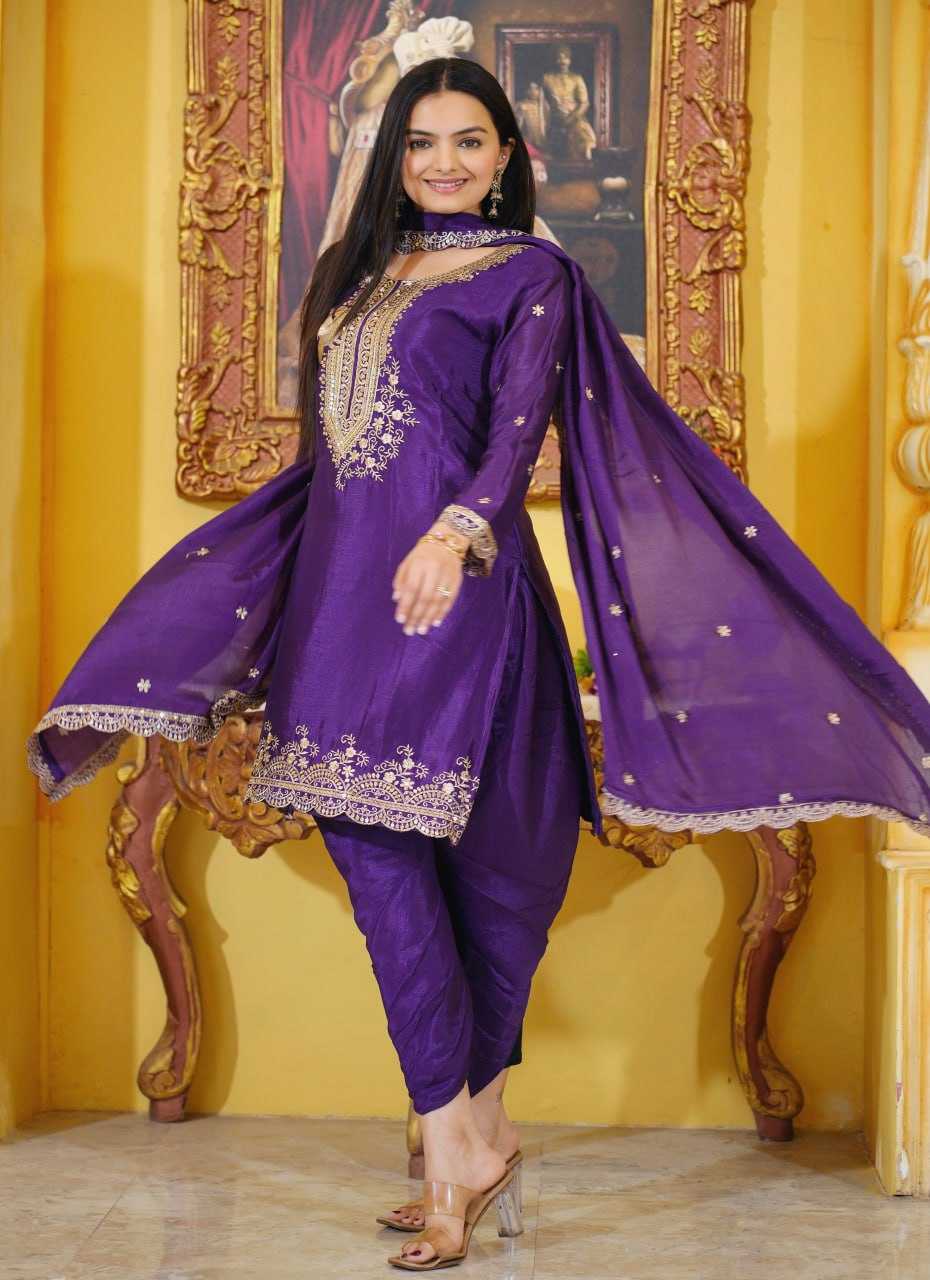 YNF Wholesale Chinon Embroidery Suits RIN232 21 | Surat Manufacturer