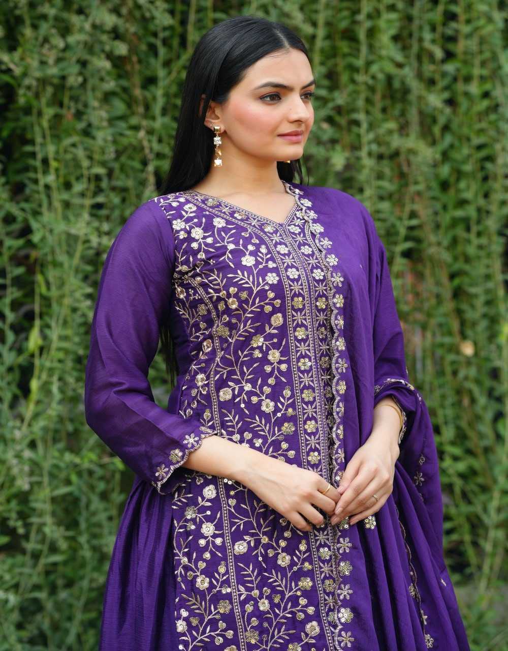 YNF Wholesale Chinon Sharara Salwar Suits RIN232 54 | Surat Manufacturer