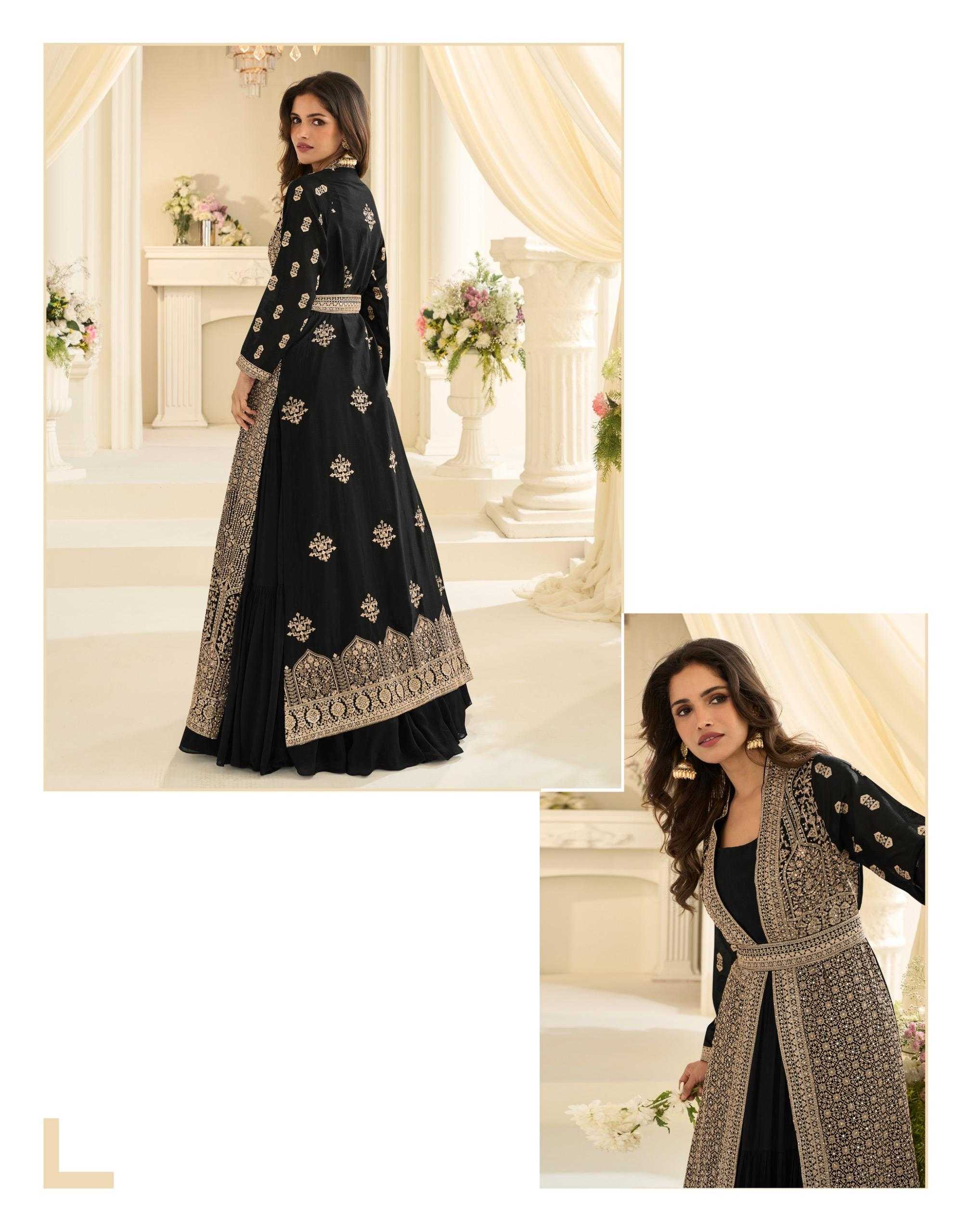 YNF Wholesale Chinon Silk Embroidery Gowns KESH142 SAYURI MASTANI | Surat Manufacturer