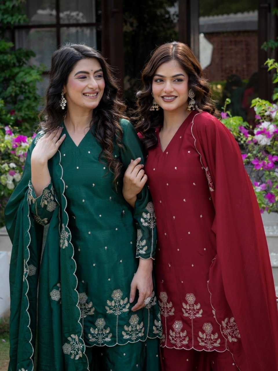 YNF Wholesale Chinon Silk Ladies Suits KESH522 KR-125 | Surat Manufacturer