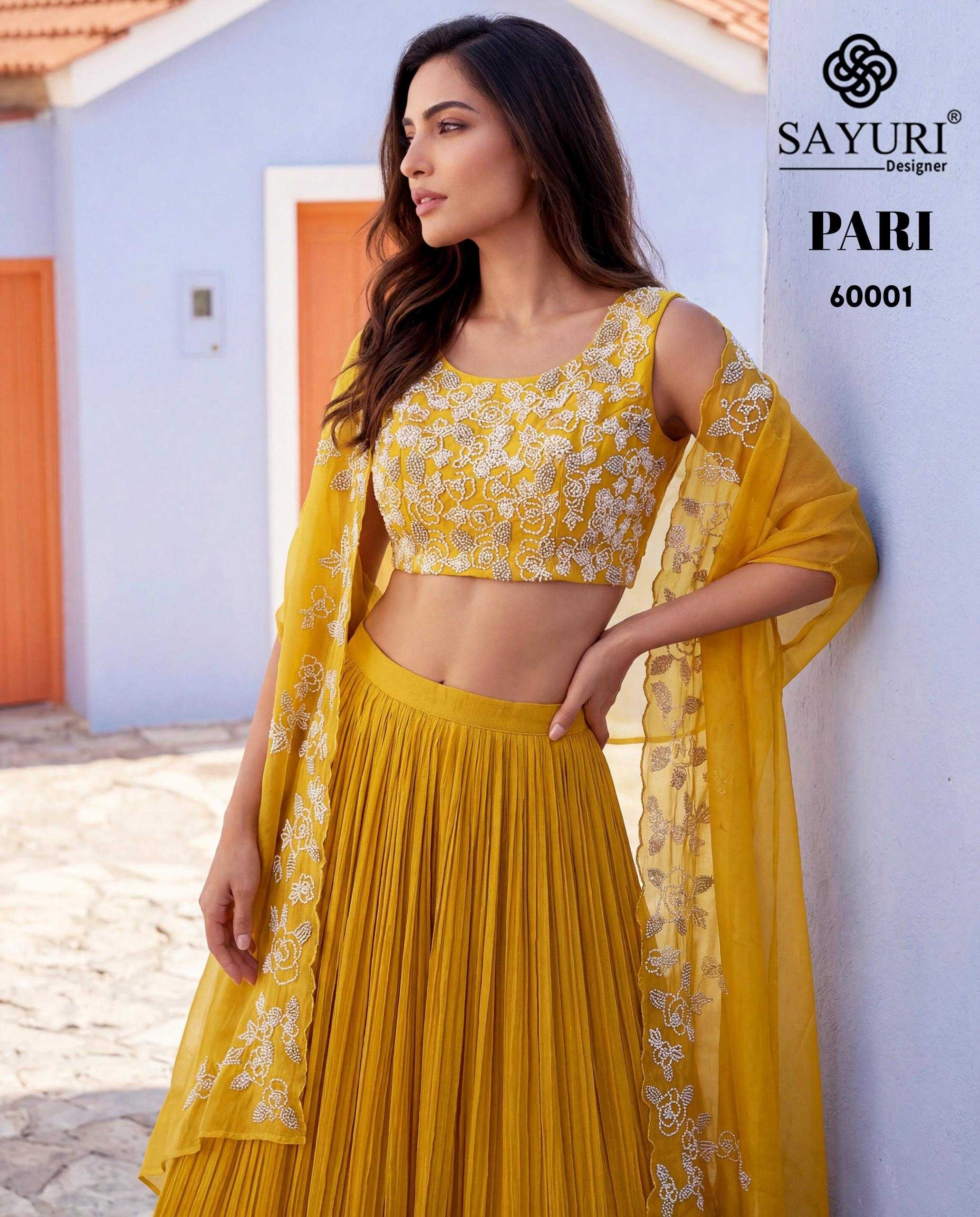 YNF Wholesale Chinon Silk Silk Lehenga KESH530 SAYURI PARI 60001 | Surat Manufacturer