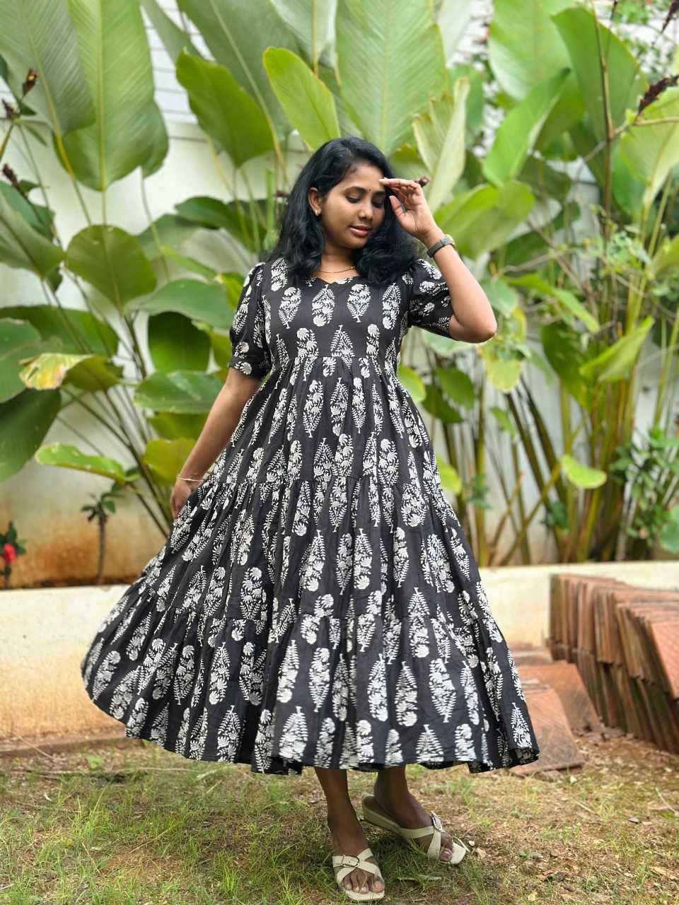 YNF Wholesale Cotton Maxi Dresses KESH210 2749 | Surat Manufacturer