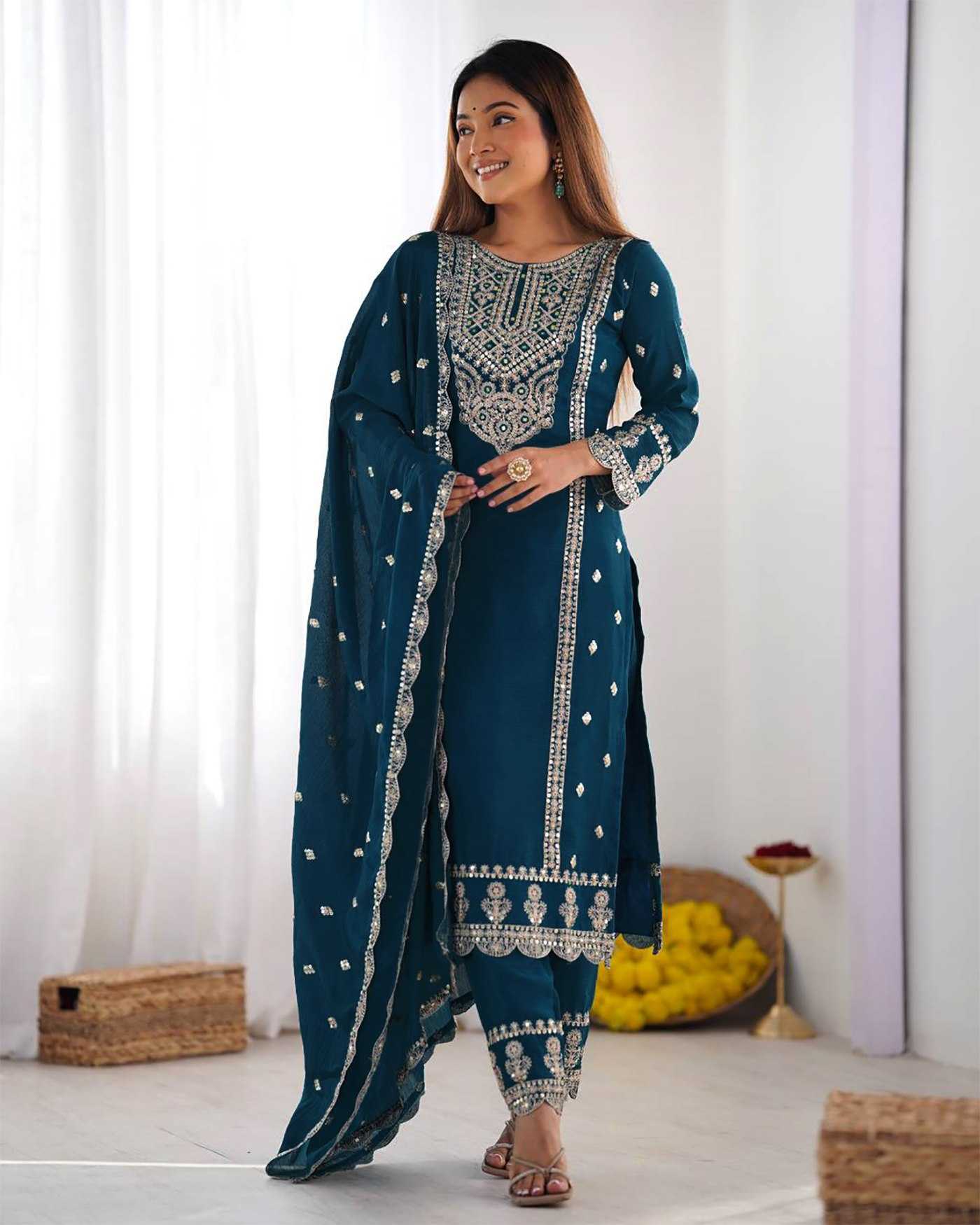 YNF Wholesale Cotton Designer Kurtis KESH334 44 | Surat Manufacturer