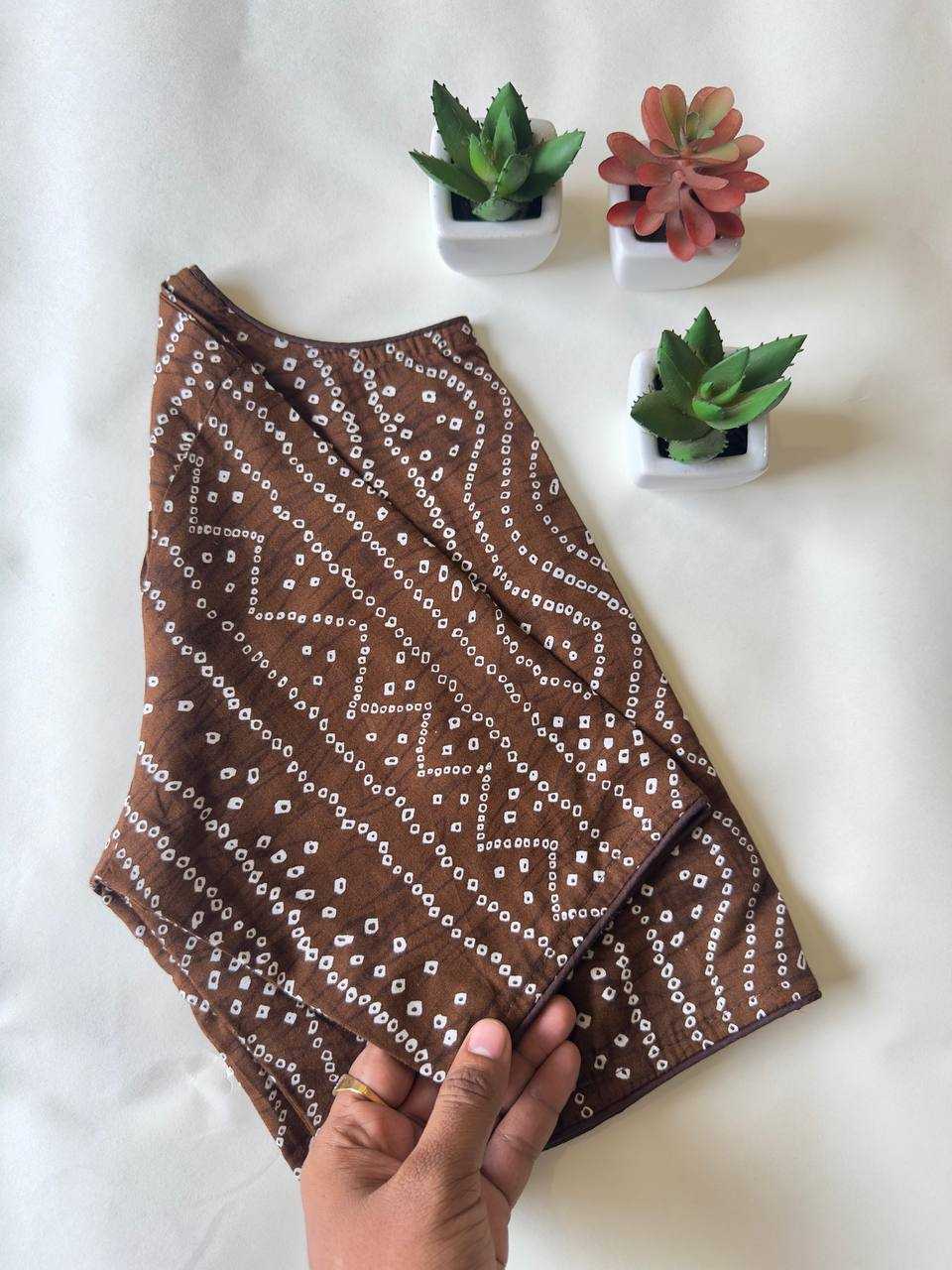 YNF Wholesale Cotton Blouse KESH437 Pure Bandhani | Surat Manufacturer