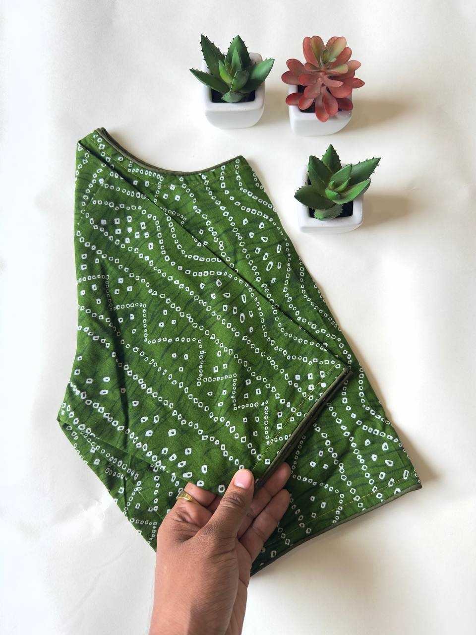 YNF Wholesale Cotton Blouse KESH437 Pure Bandhani | Surat Manufacturer