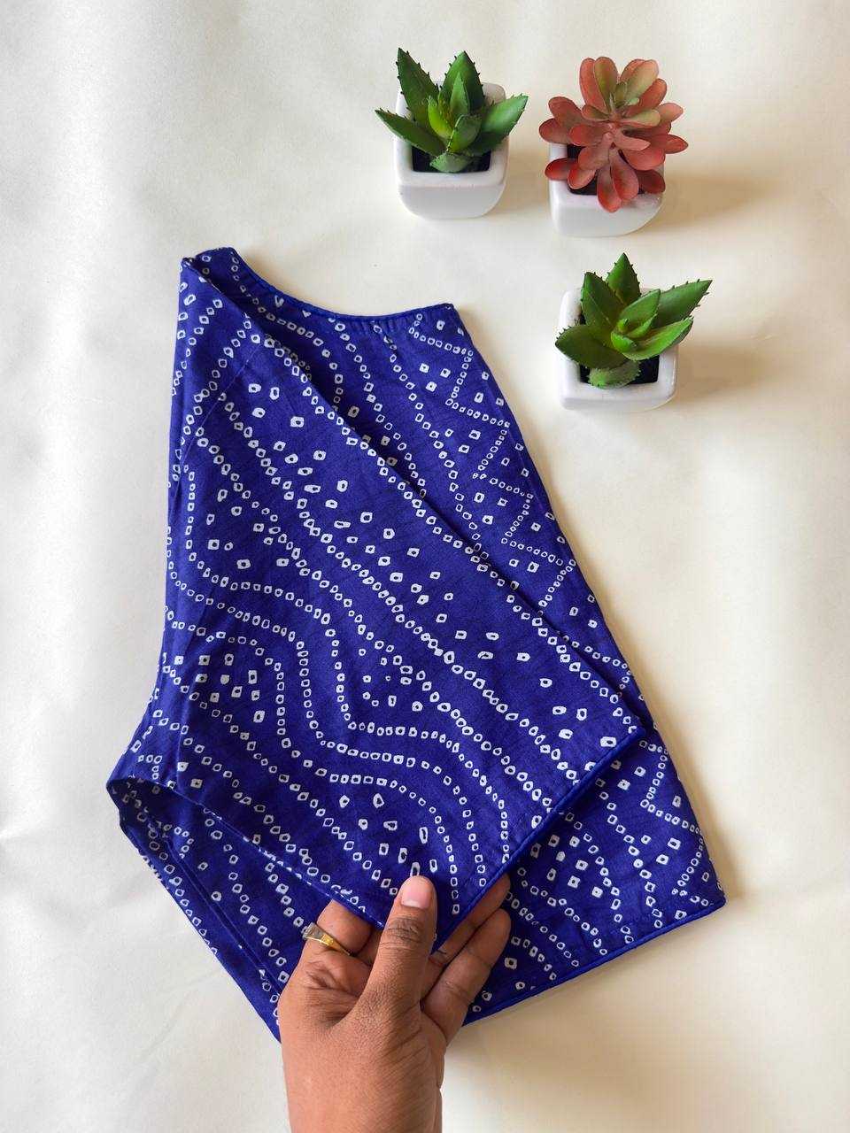 YNF Wholesale Cotton Blouse KESH437 Pure Bandhani | Surat Manufacturer