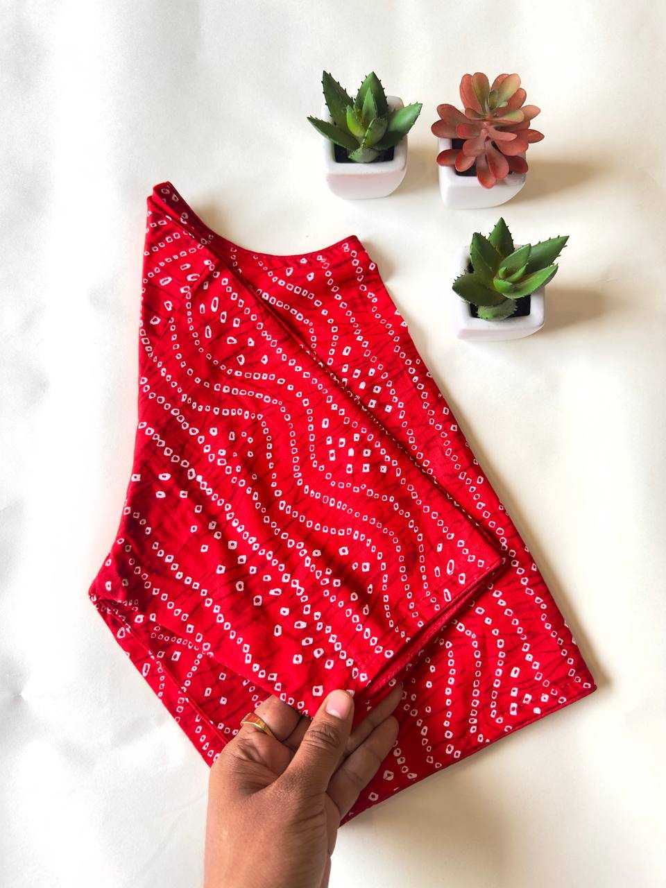 YNF Wholesale Cotton Blouse KESH437 Pure Bandhani | Surat Manufacturer