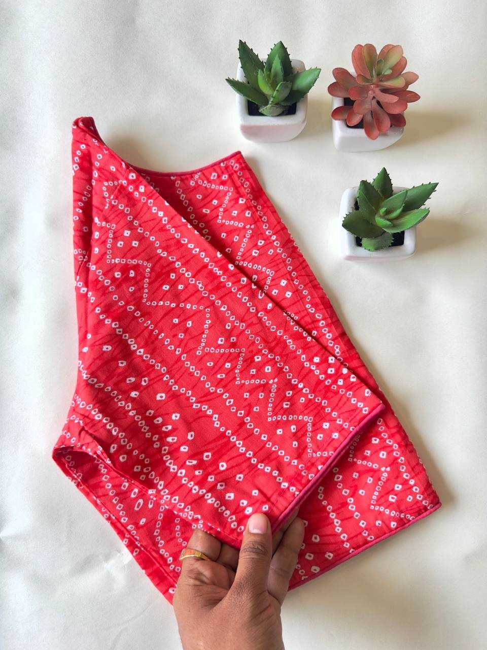 YNF Wholesale Cotton Blouse KESH437 Pure Bandhani | Surat Manufacturer