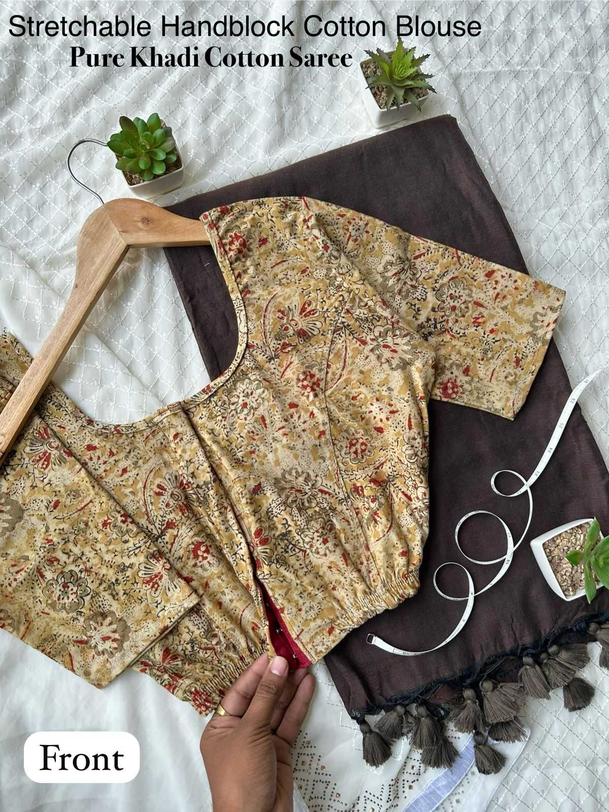 YNF Wholesale Cotton Blouse KESH437 Pure Khadi | Surat Manufacturer