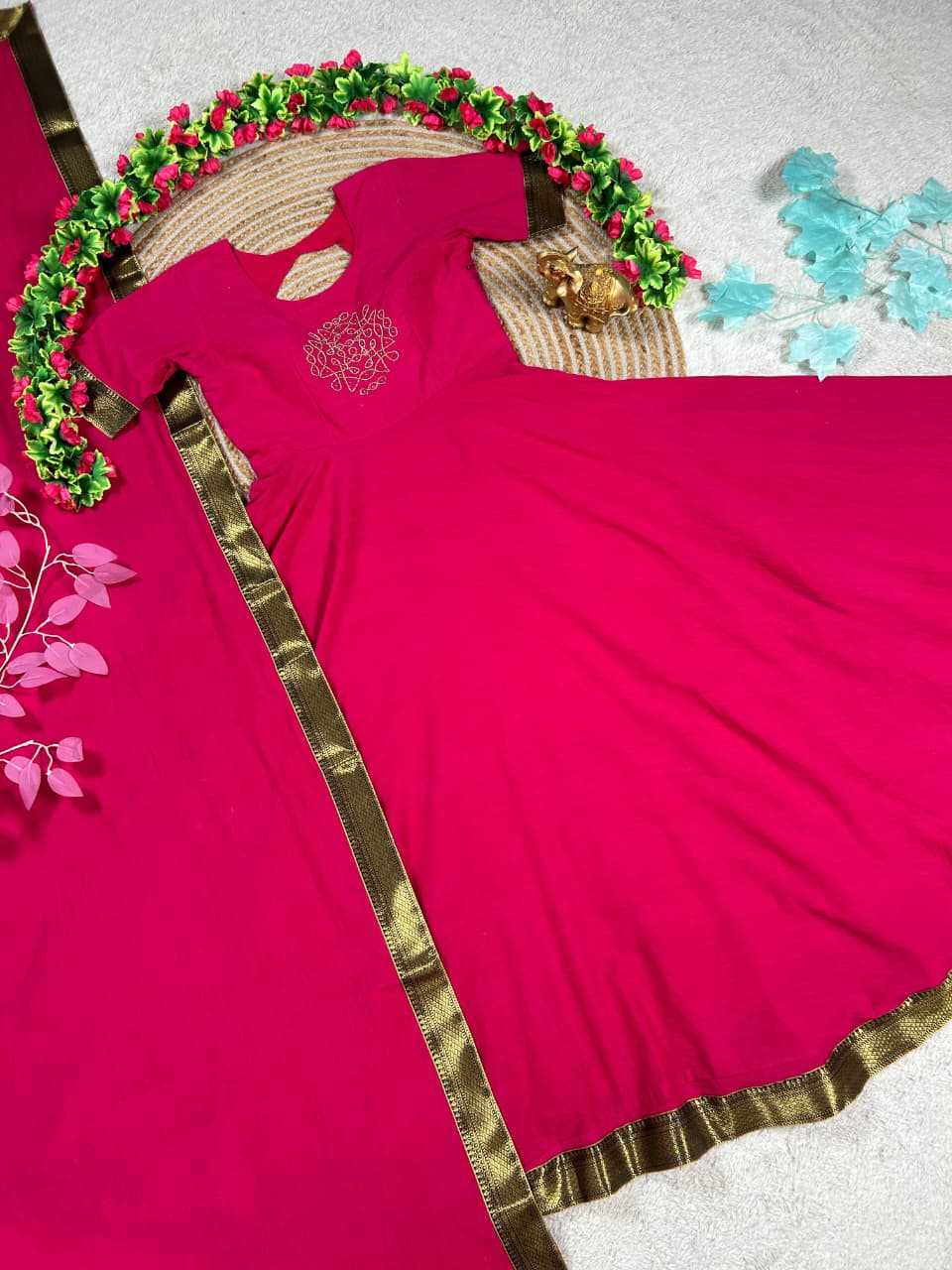 YNF Wholesale Cotton Anarkali Gown KESH505 Inch | Surat Manufacturer