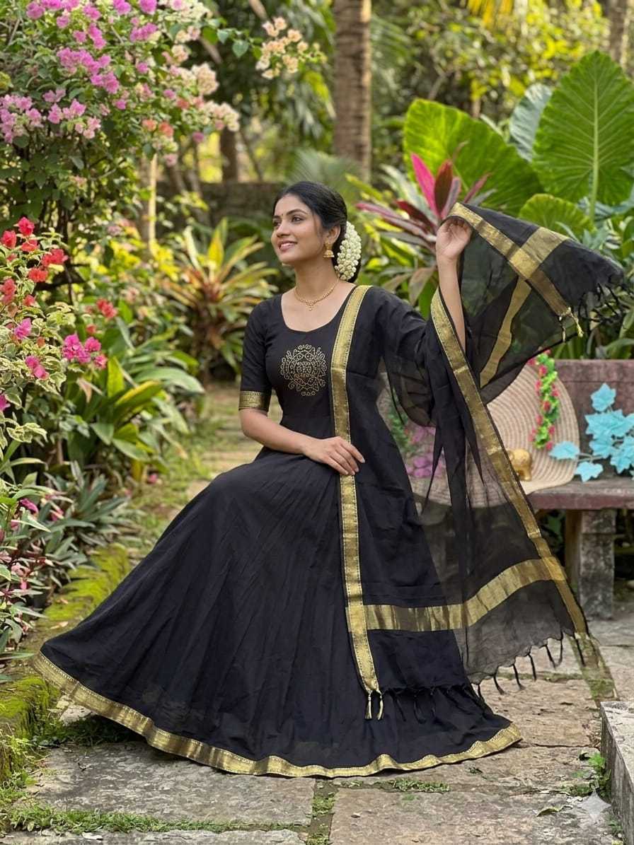 YNF Wholesale Cotton Anarkali Gown KESH505 Inch | Surat Manufacturer