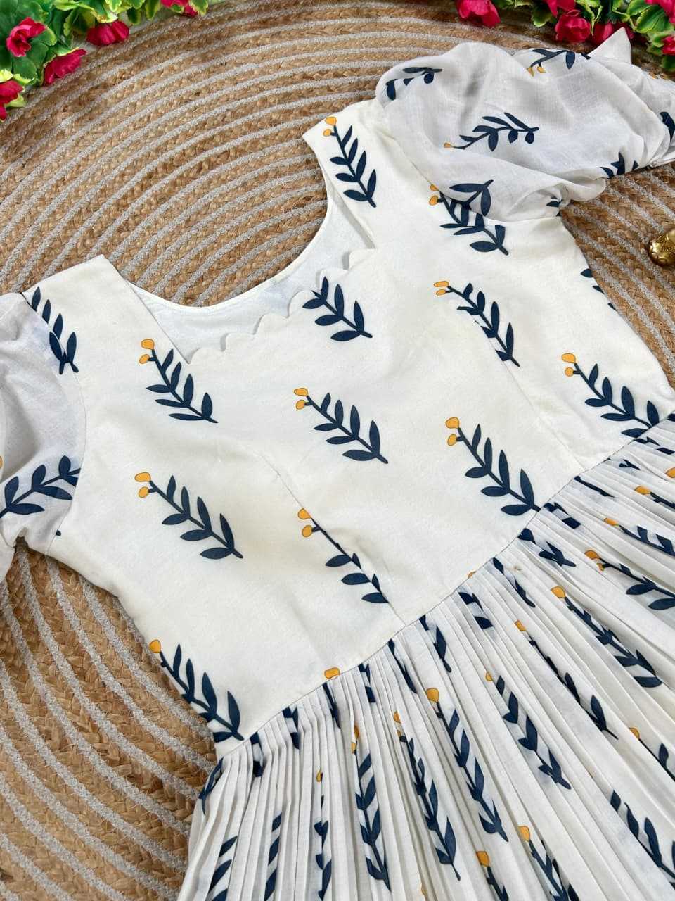 YNF Wholesale Cotton Midi Dresses KESH505 Leaf | Surat Manufacturer