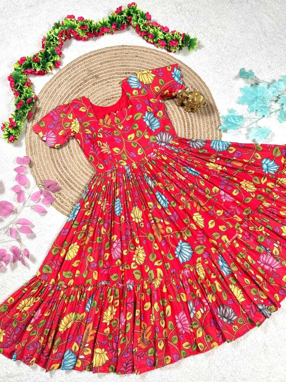 YNF Wholesale Cotton Midi Dresses KESH505 Mul | Surat Manufacturer