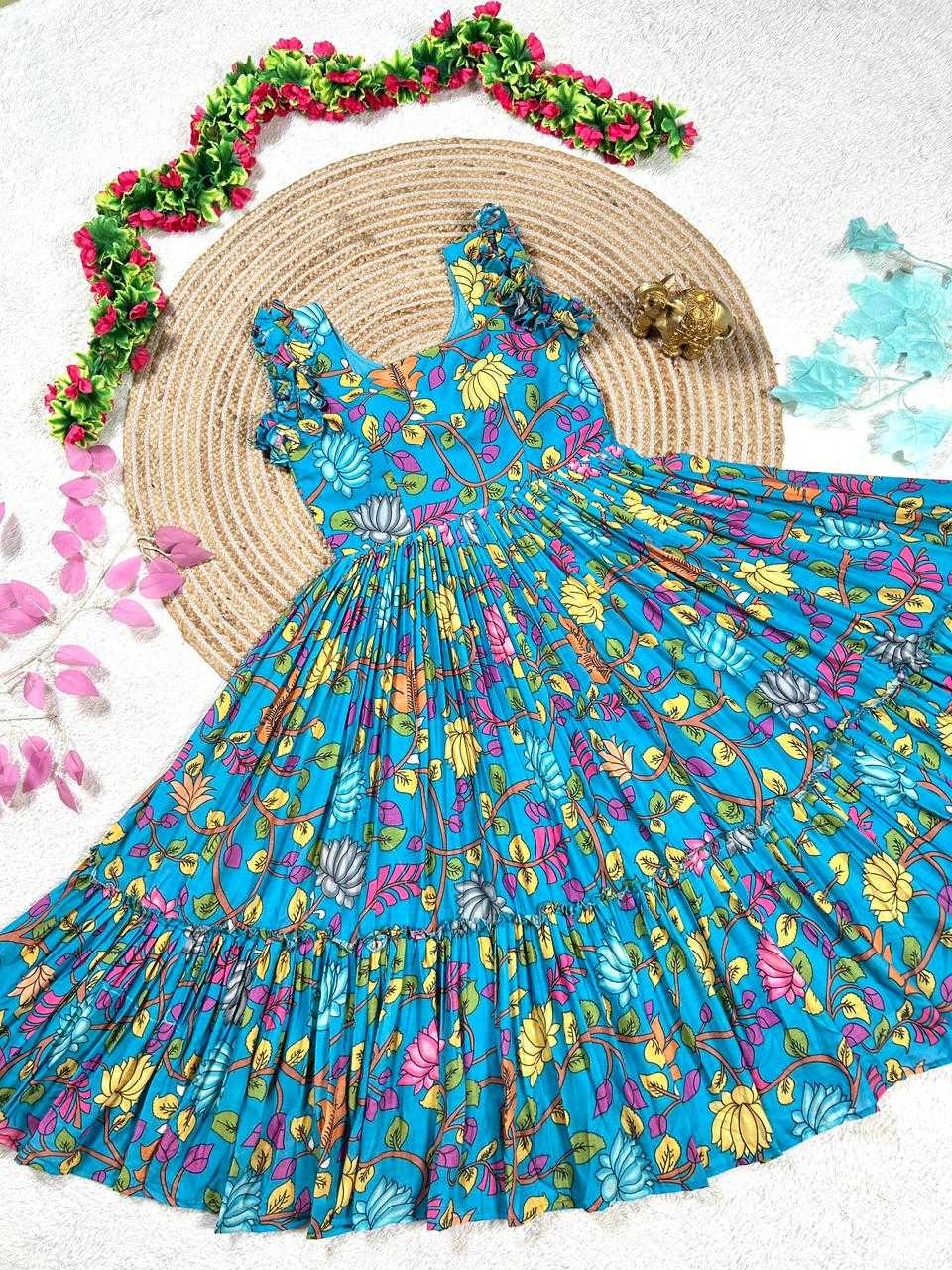 YNF Wholesale Cotton Midi Dresses KESH505 Mul | Surat Manufacturer