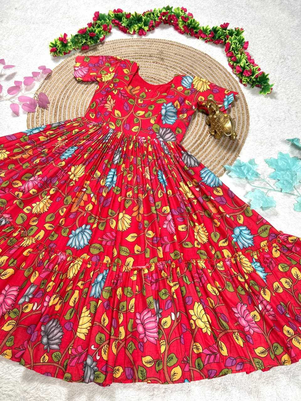 YNF Wholesale Cotton Midi Dresses KESH505 Mul | Surat Manufacturer