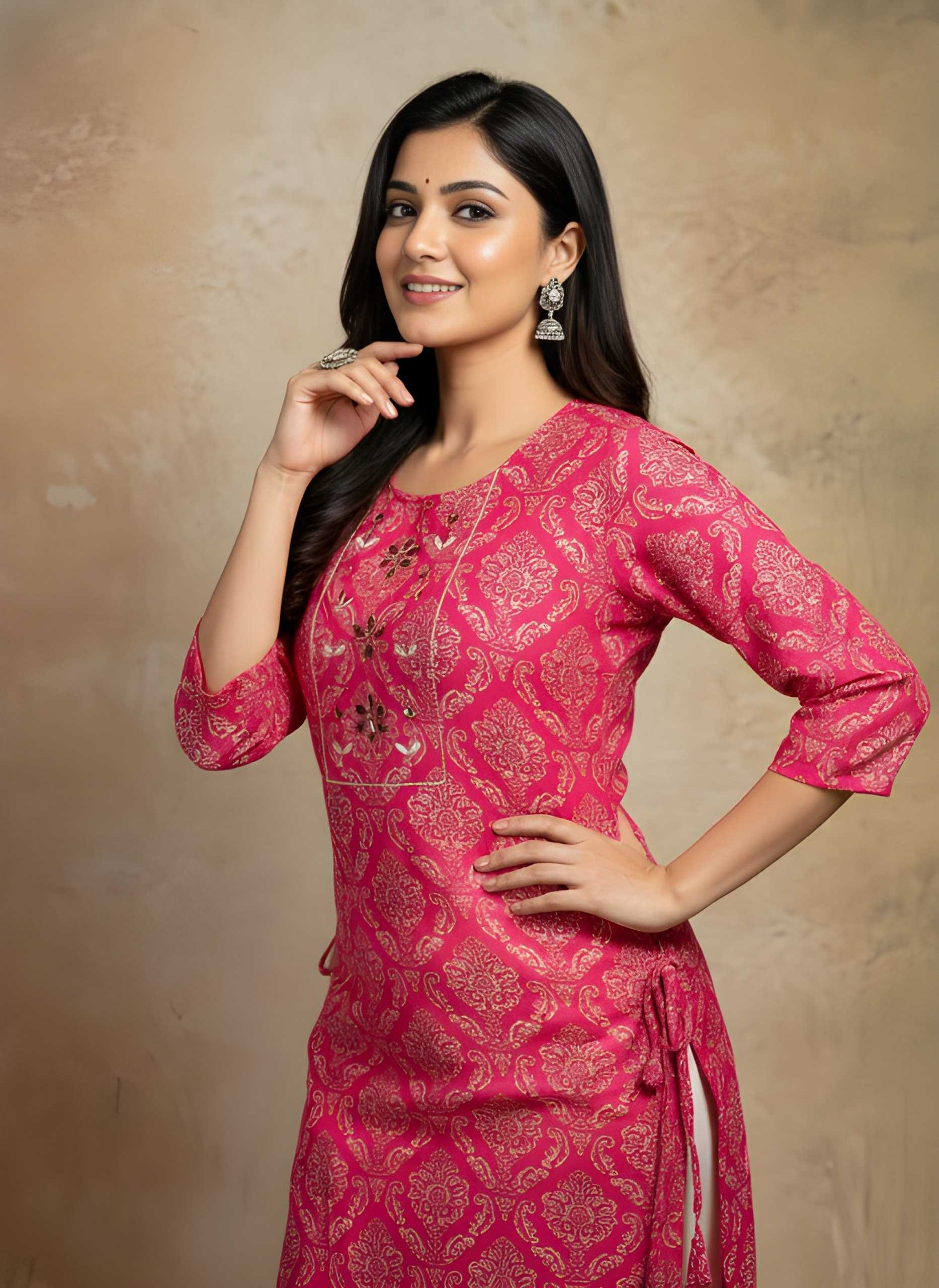 YNF Wholesale Cotton Printed Kurtis KESH559 738 | Surat Manufacturer