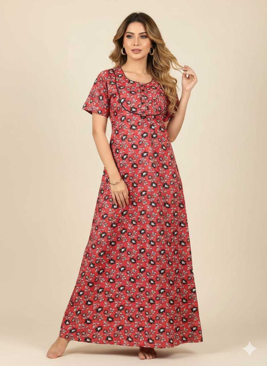YNF Wholesale Cotton Night Wear KESH585 cotton night gowns | Surat Manufacturer