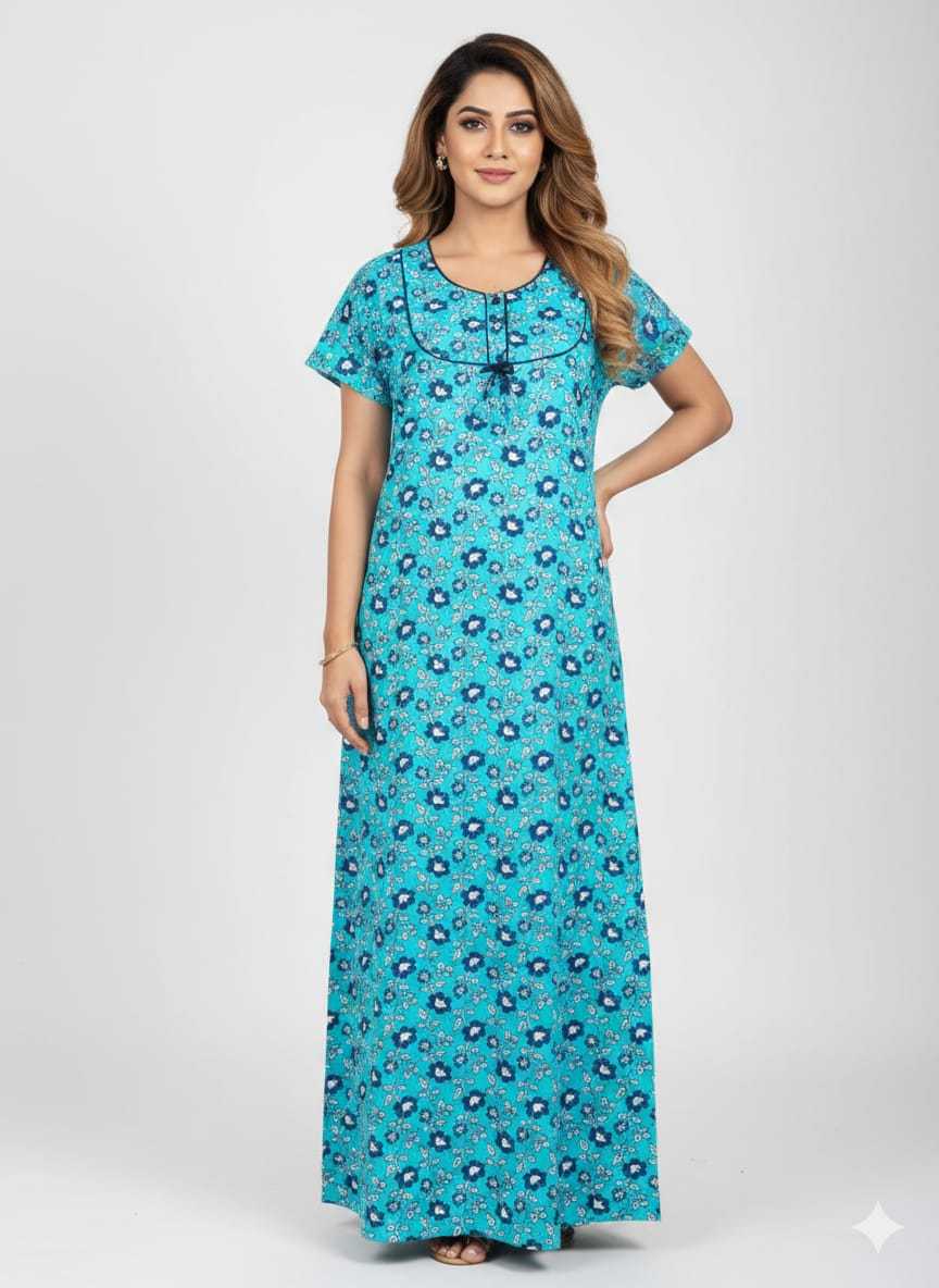 YNF Wholesale Cotton Night Wear KESH585 cotton night gowns | Surat Manufacturer