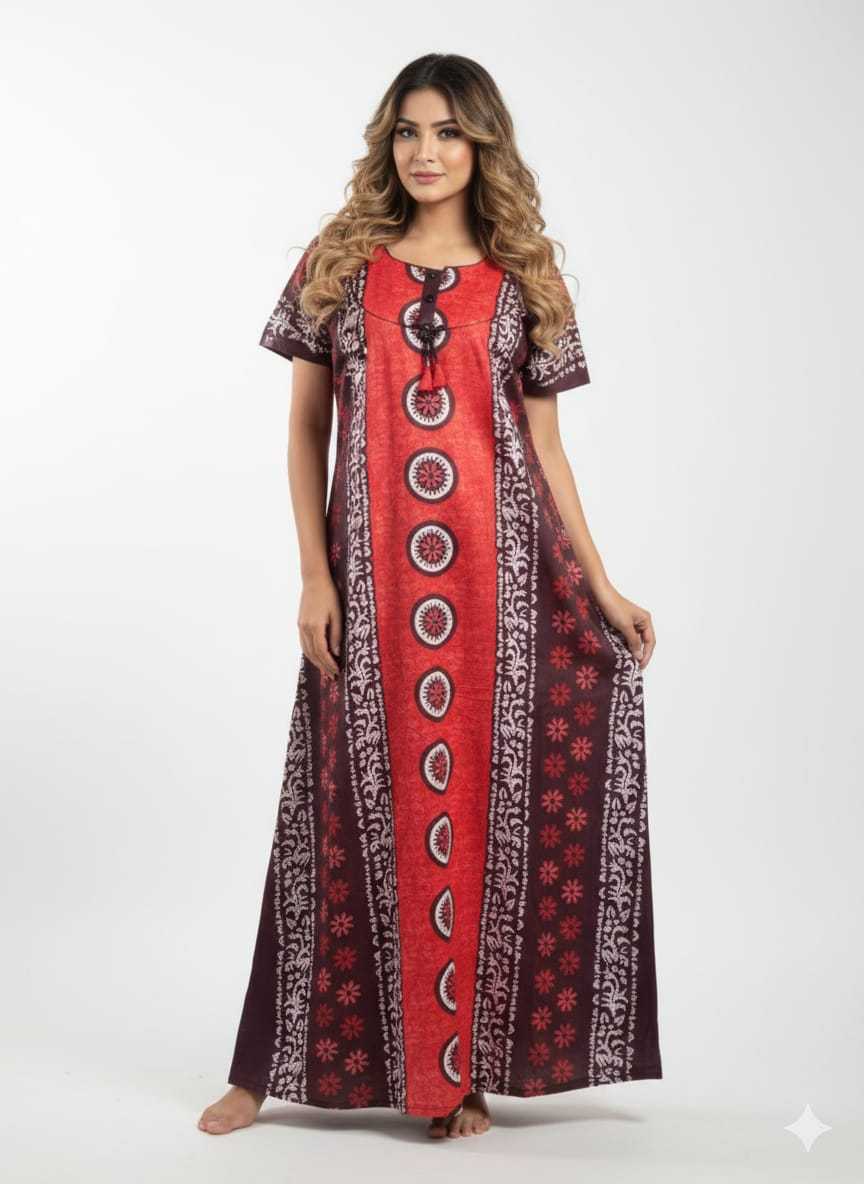 YNF Wholesale Cotton Night Wear KESH585 cotton night gowns | Surat Manufacturer