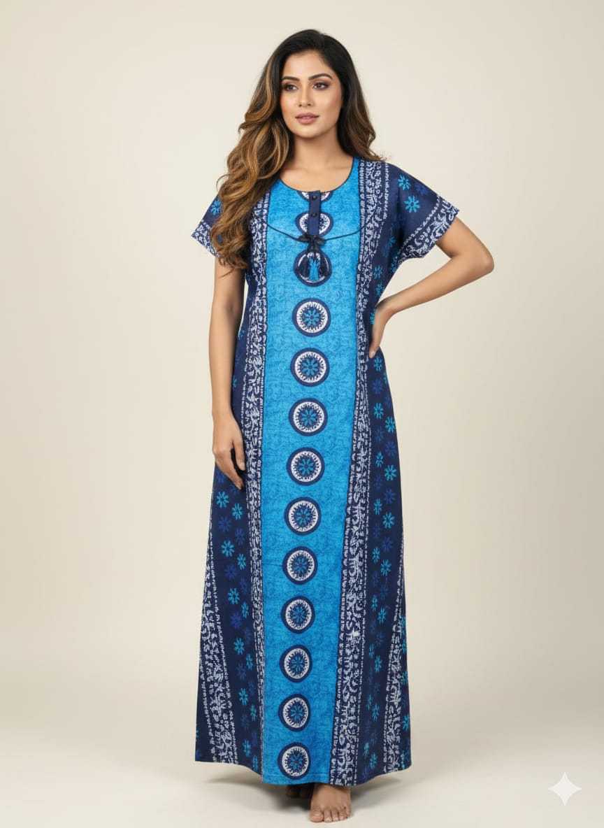 YNF Wholesale Cotton Night Wear KESH585 cotton night gowns | Surat Manufacturer