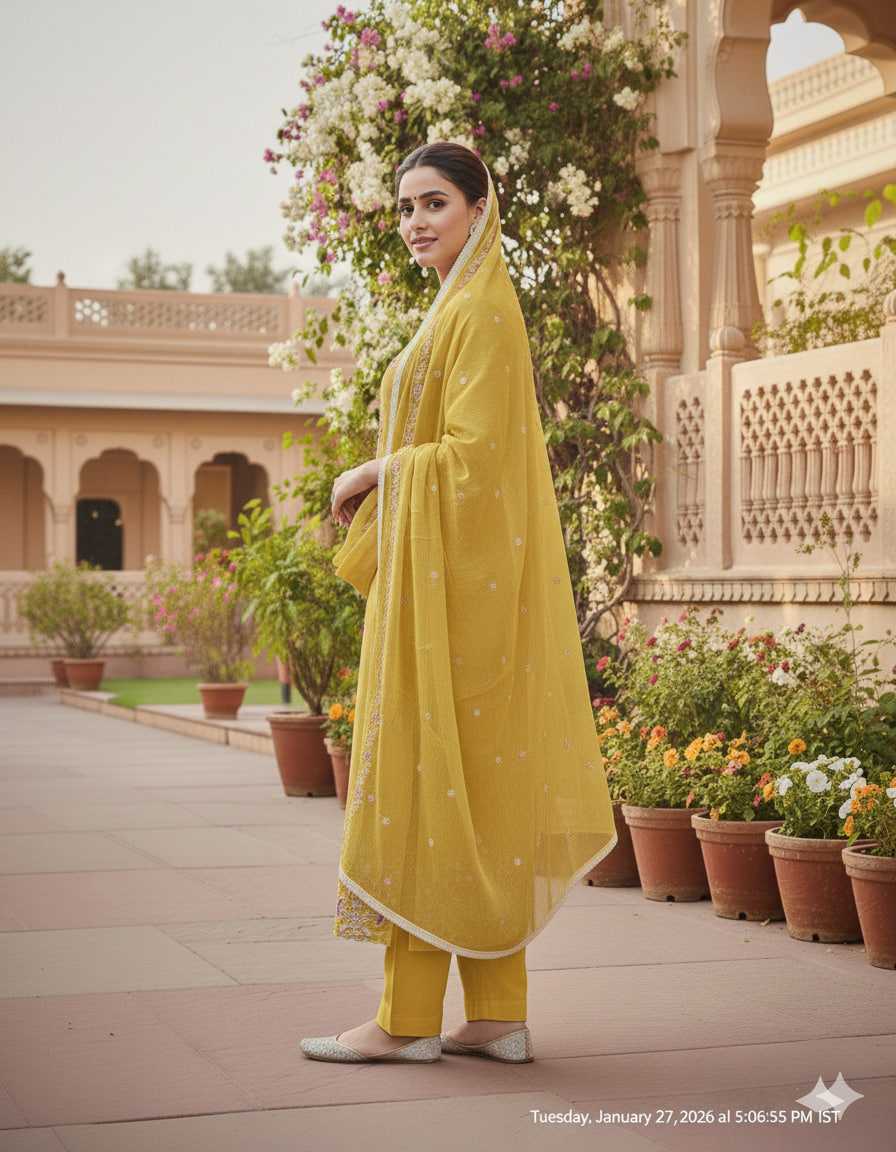 YNF Wholesale Cotton Embroidery Suits KESH648 1535 | Surat Manufacturer