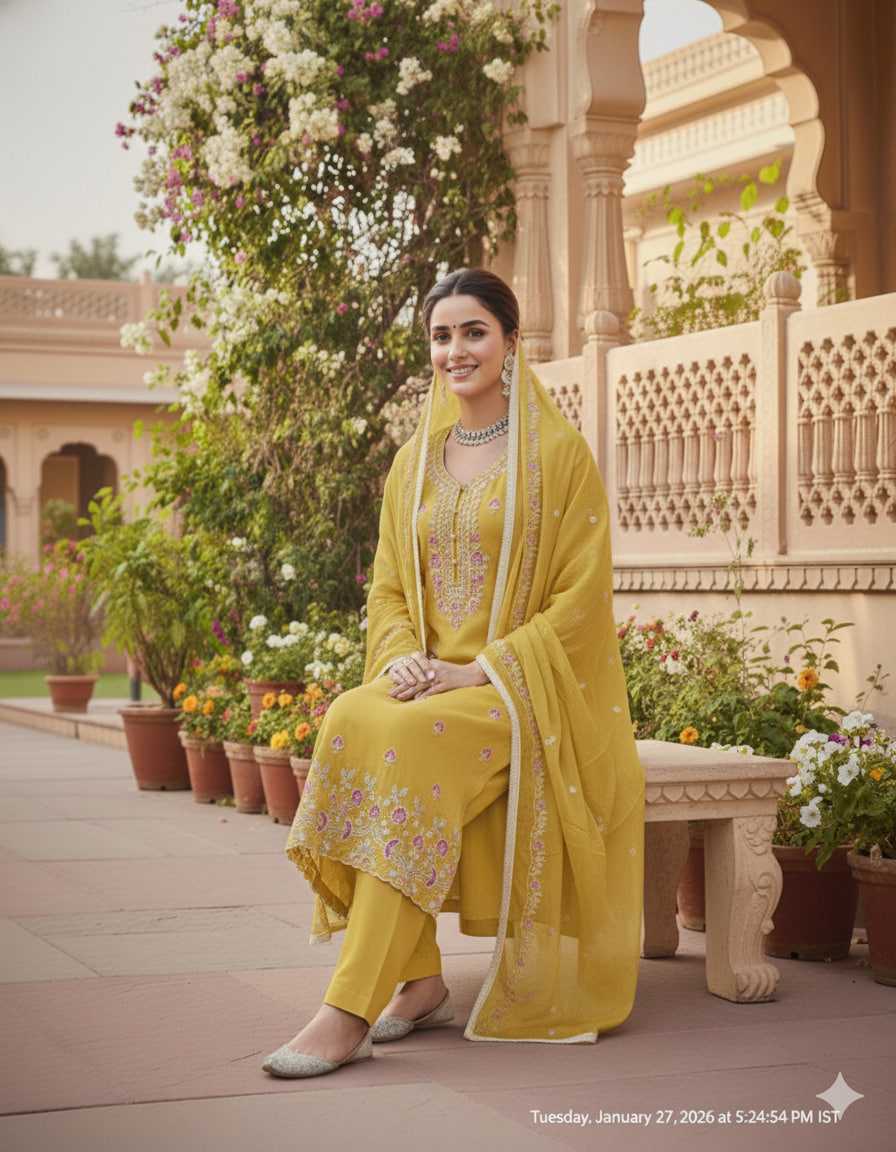 YNF Wholesale Cotton Embroidery Suits KESH648 1535 | Surat Manufacturer