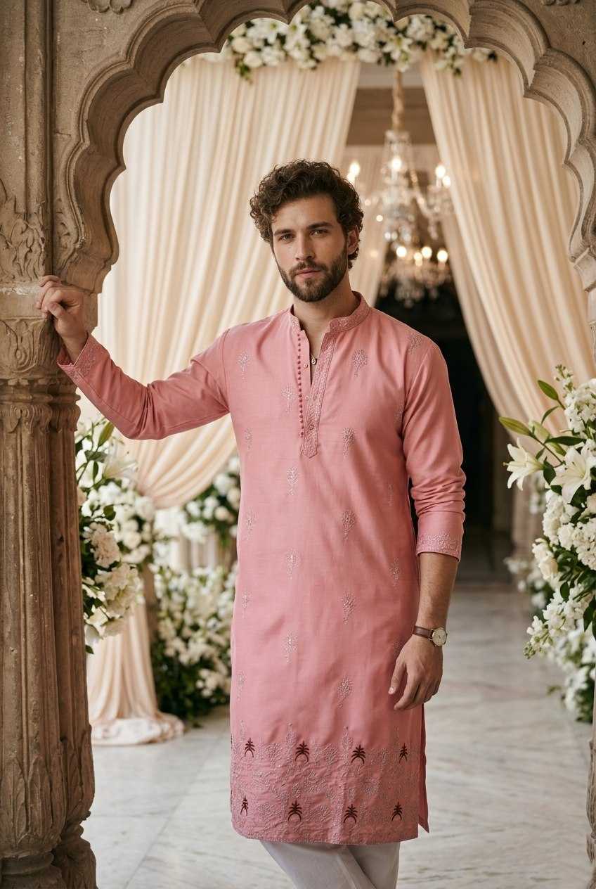 YNF Wholesale Cotton Mens Kurtas KESH659 Pushpa3 | Surat Manufacturer