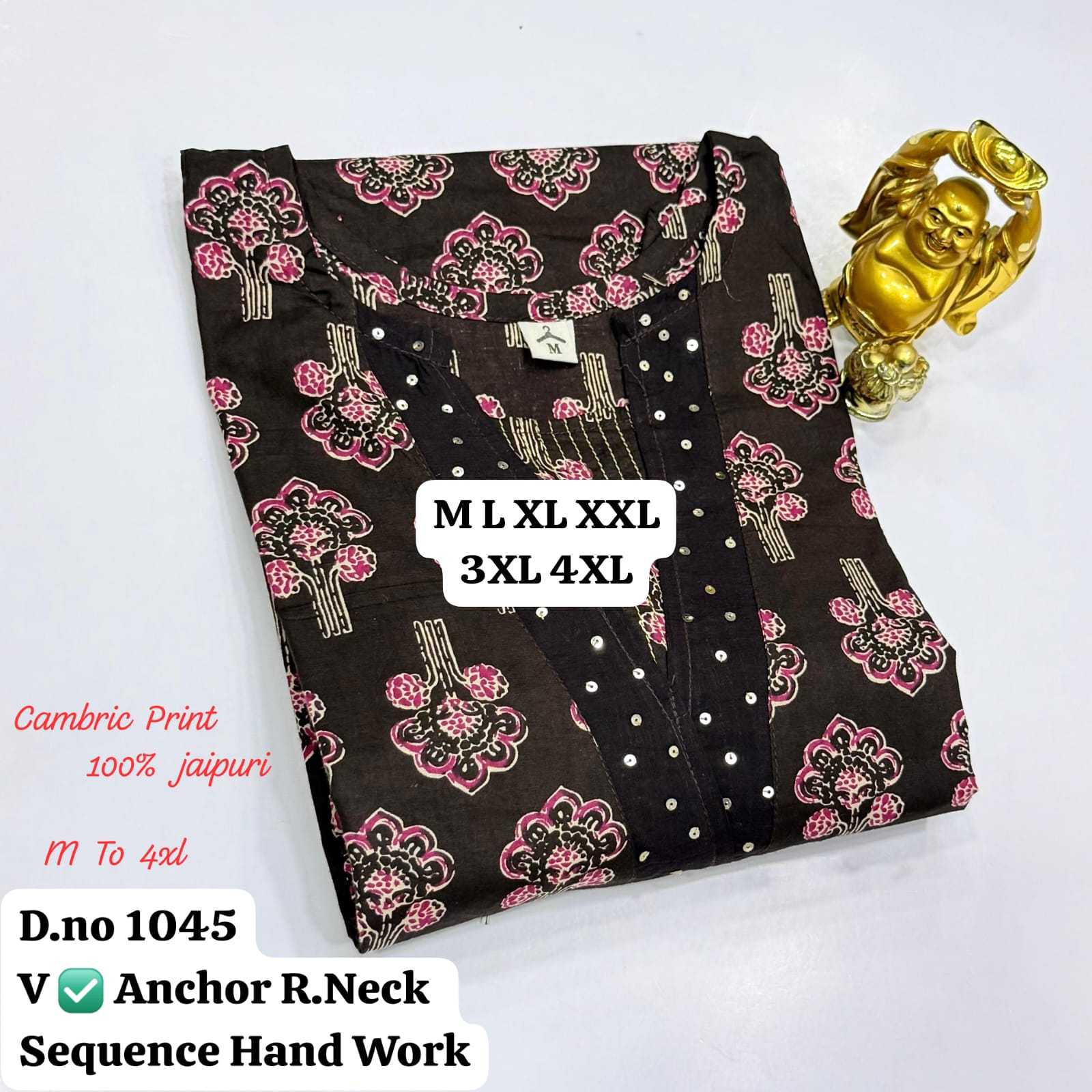 YNF Wholesale Cotton Printed Kurtis KESH736 Z-1045 | Surat Manufacturer