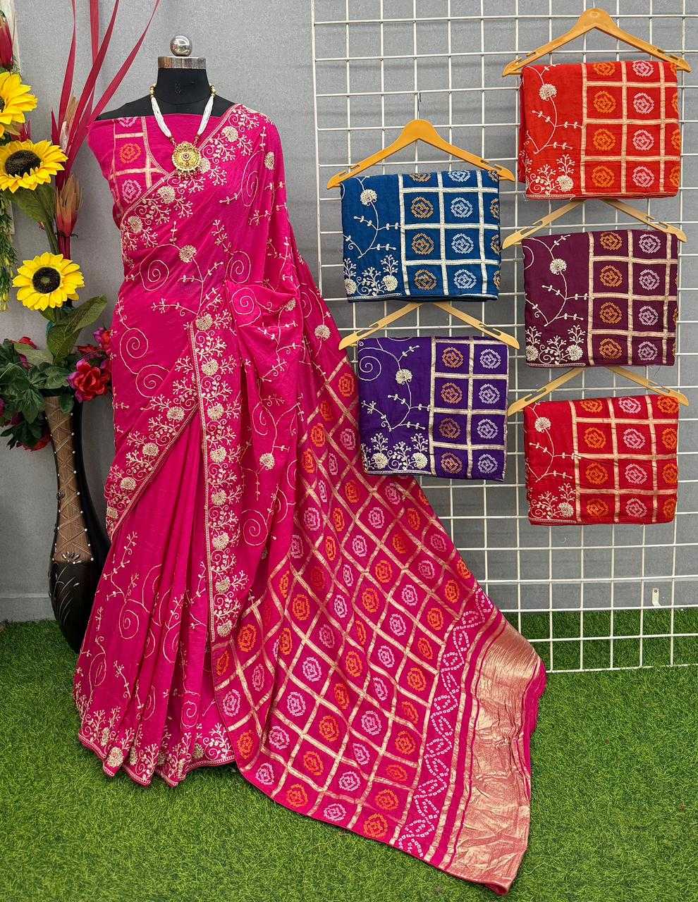 YNF Wholesale Cotton Party Wear Sarees RIN102 0018 | Surat Manufacturer