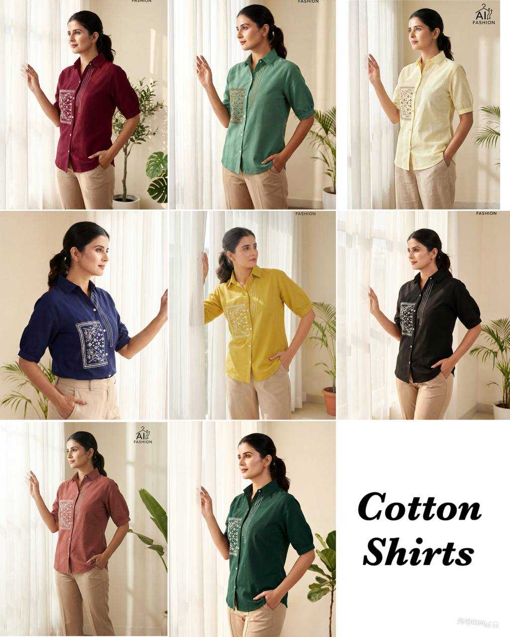 YNF Wholesale Cotton Women Shirts RIN125 Classy | Surat Manufacturer