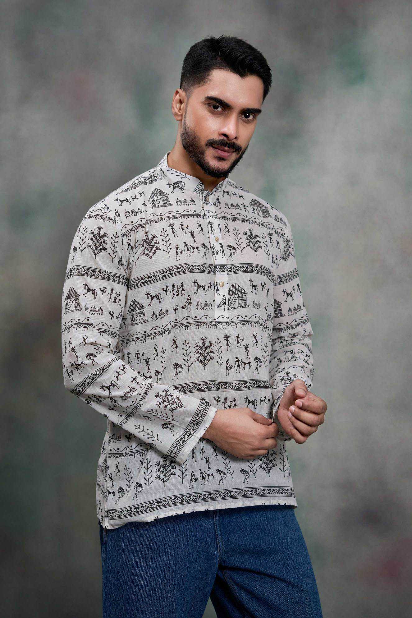 YNF Wholesale Cotton Mens Kurtas RIN223 series-3688-to-3693 | Surat Manufacturer
