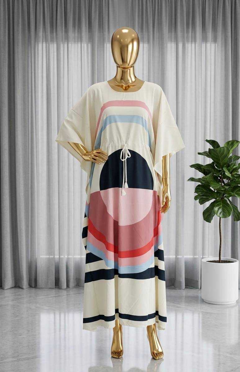 YNF Wholesale Crepe Kaftans KESH521 7 | Surat Manufacturer