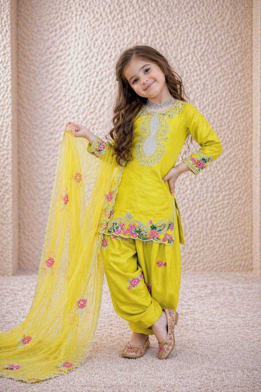 YNF Wholesale Crepe Kids Top & Pant RIN234 245 | Surat Manufacturer