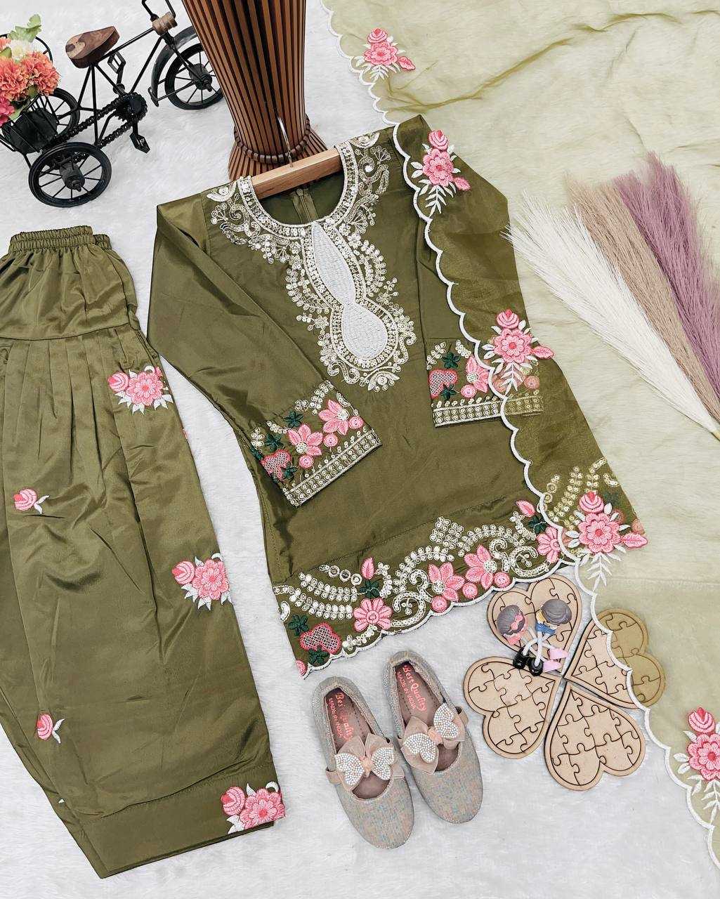 YNF Wholesale Crepe Kids Top & Pant RIN234 245 | Surat Manufacturer