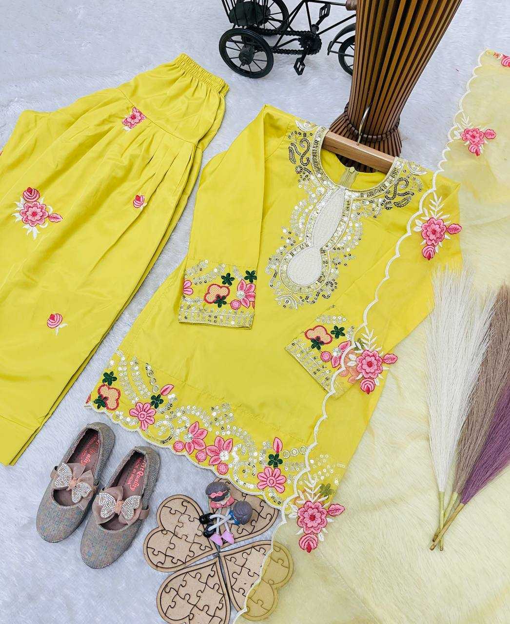 YNF Wholesale Crepe Kids Top & Pant RIN234 245 | Surat Manufacturer