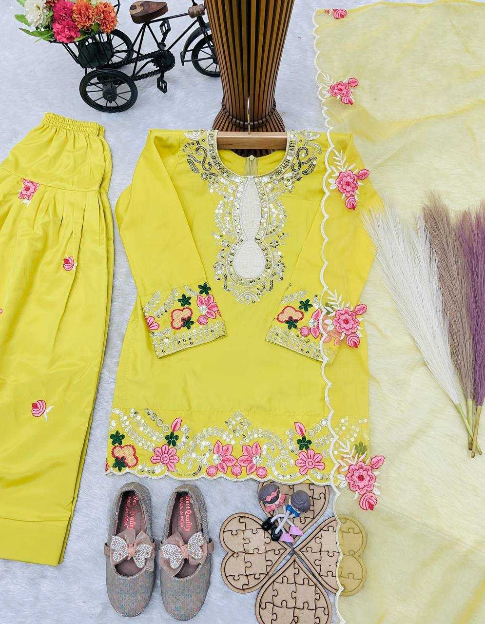 YNF Wholesale Crepe Kids Top & Pant RIN234 245 | Surat Manufacturer