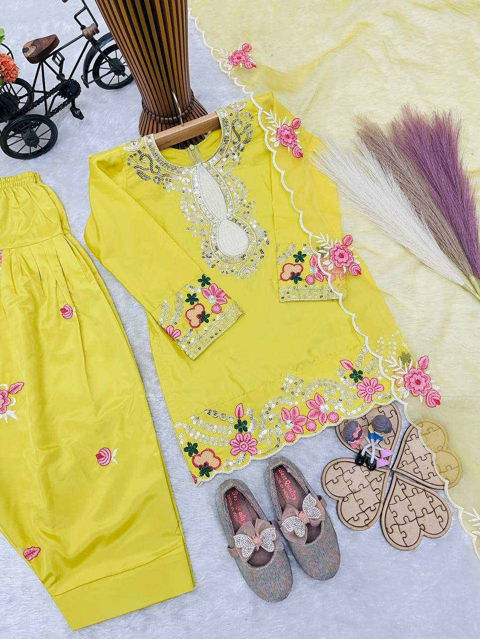 YNF Wholesale Crepe Kids Top & Pant RIN234 245 | Surat Manufacturer
