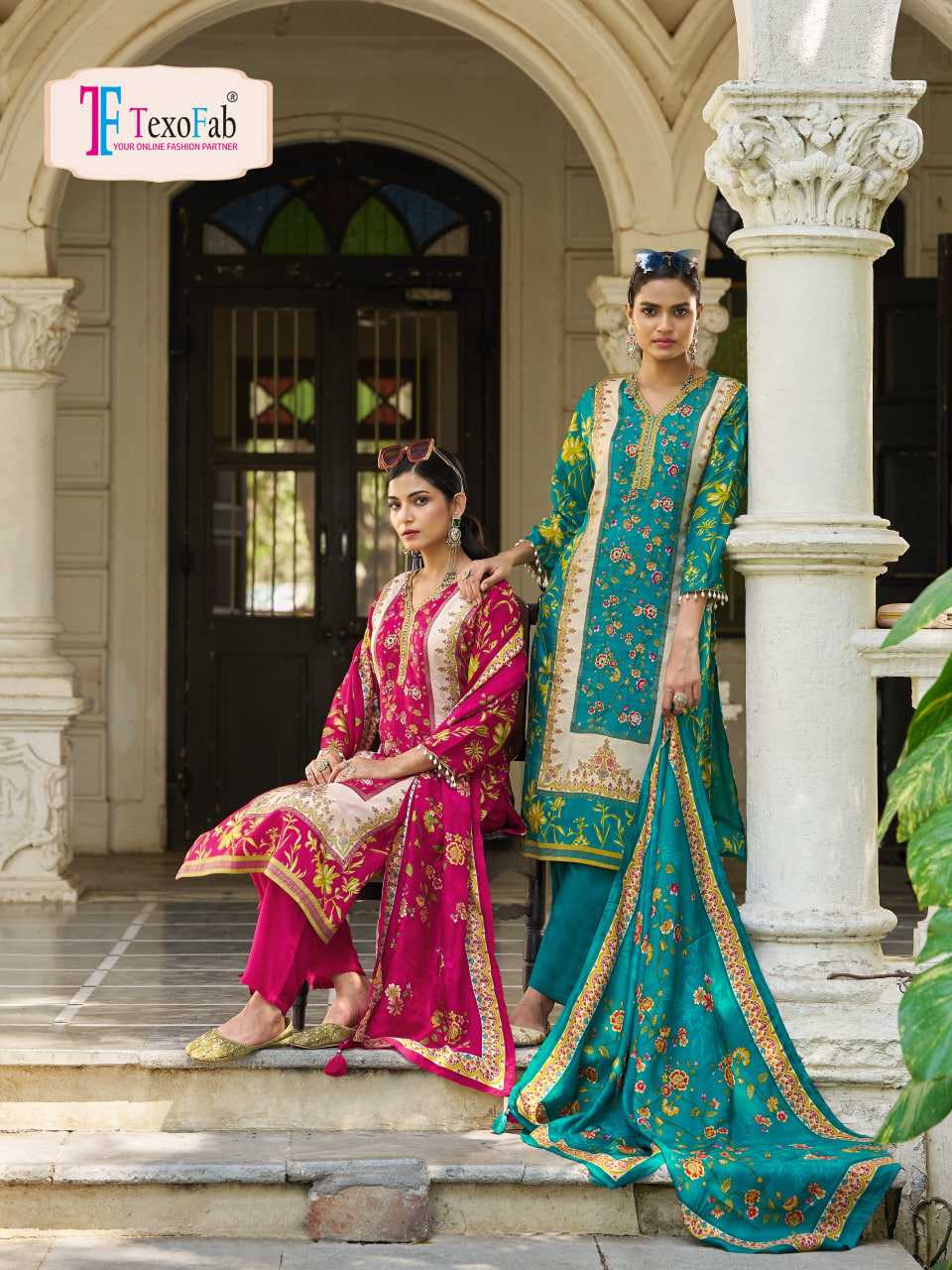 YNF Wholesale Crepe Silk Ladies Silk Suit KESH448 Kalamkari Vol-02 | Surat Manufacturer